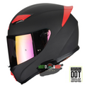 CASCO INTEGRAL OTS  HUSKY NEGRO SOLID MATE