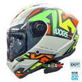 CASCO INTEGRAL AXXIS JOLLI GRIS FLUOR MATE