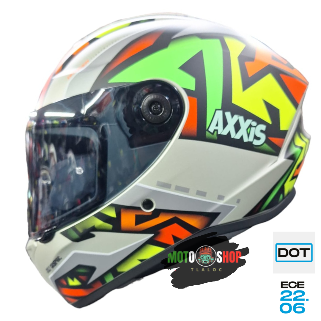 CASCO INTEGRAL AXXIS JOLLI GRIS FLUOR MATE