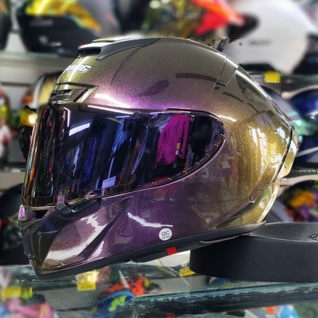 CASCO INTEGRAL XTRONG XTR-326 FOTOCROMATRICO MORADO BRLLO
