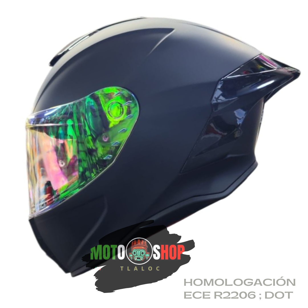 CASCO INTEGRAL XTRONG XTR-820 SOLID NEGRO MATE