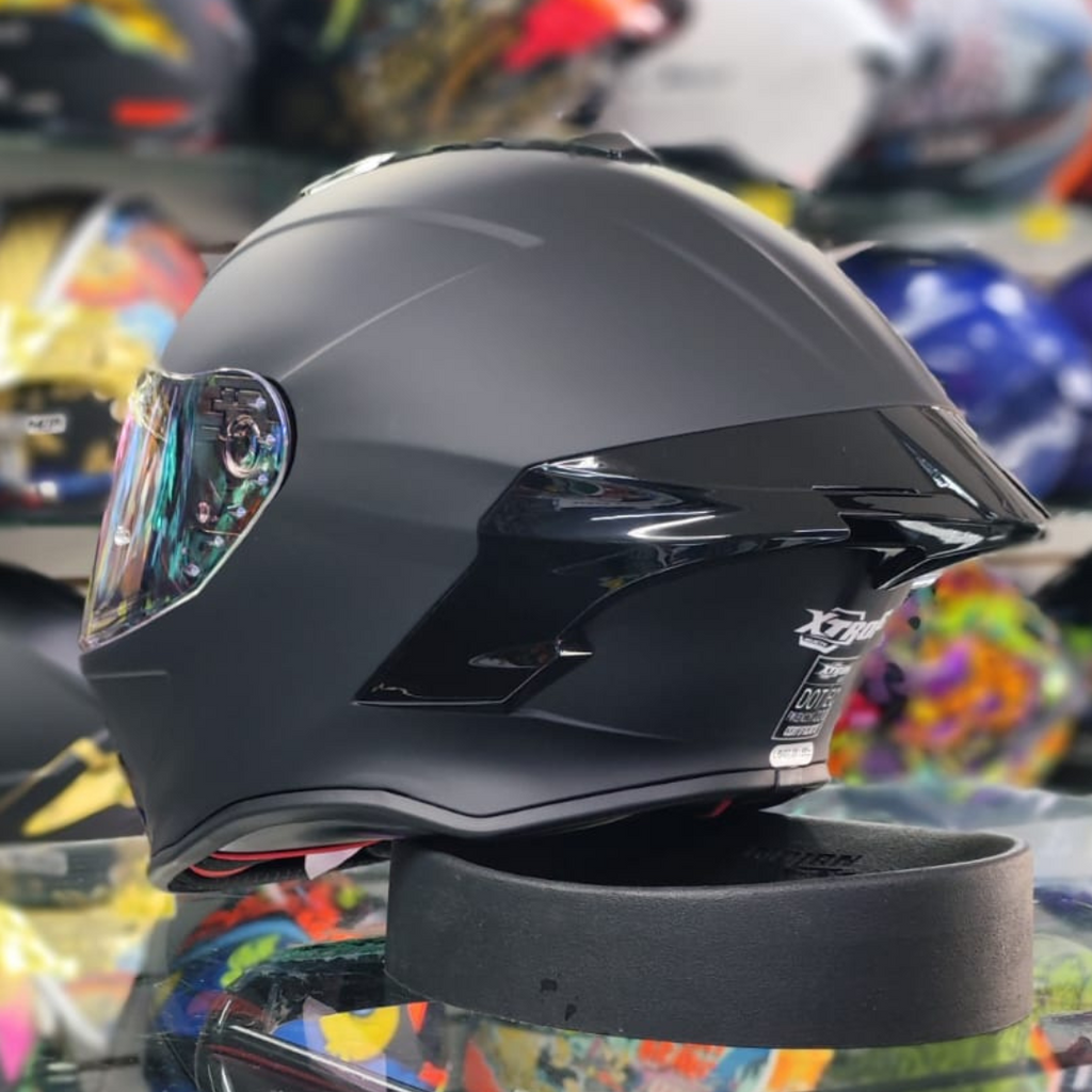 CASCO INTEGRAL XTRONG XTR-820 SOLID NEGRO MATE