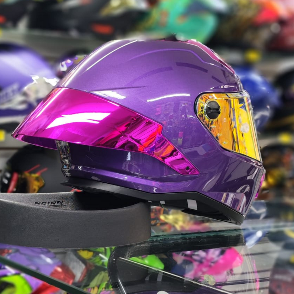 CASCO XTRONG XTR352 R1 MORADO BRILLOSO