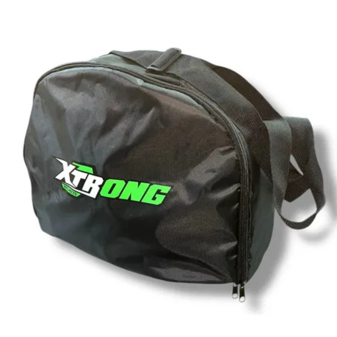 CASCO XTRONG XTR352 R1 STRIKER AZUL ,BLANCO BRILLOSO