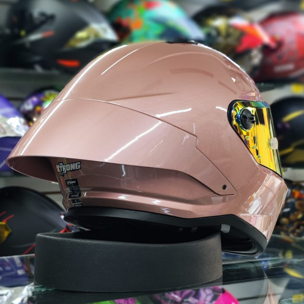 CASCO XTRONG XTR352 R1 ROSADO BRILLOSO