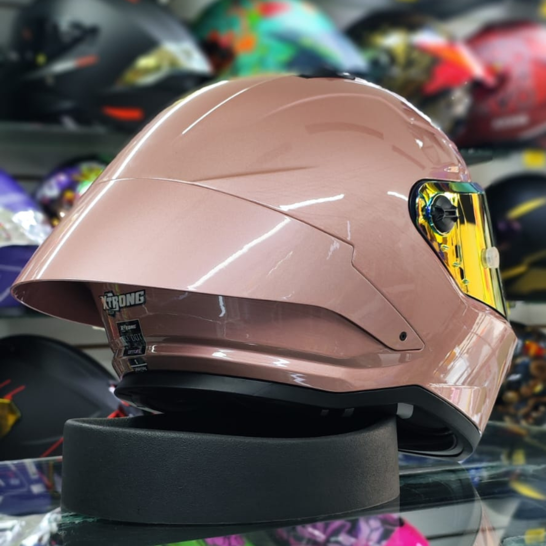 CASCO XTRONG XTR352 R1 ROSADO BRILLOSO