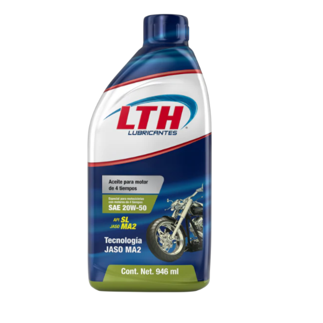 LTH ACEITE PARA MOTOS 4 TIEMPOS JASO MA2 SAE 20W-50