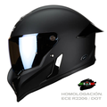 CASCO INTEGRALHAX BLACK PEARL SOLID NEGRO MATE