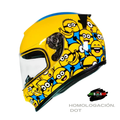 CASCO INTEGRAL XTRONG INFANTIL MINIONS BANANA