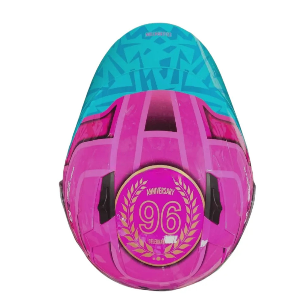 CASCO XTRONG INTEGRAL XTR352 R1 LUSAIL TURQUESA BRILLOSO