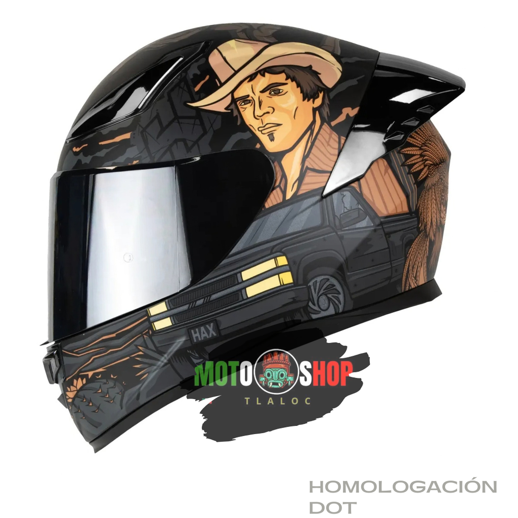 CASCO INTEGRAL HAX BANDIDOS MATE
