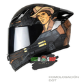 CASCO INTEGRAL HAX BANDIDOS MATE