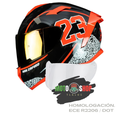 CASCO INTEGRAL HAX ZAFIRO DUNK (23) BRILLOSO