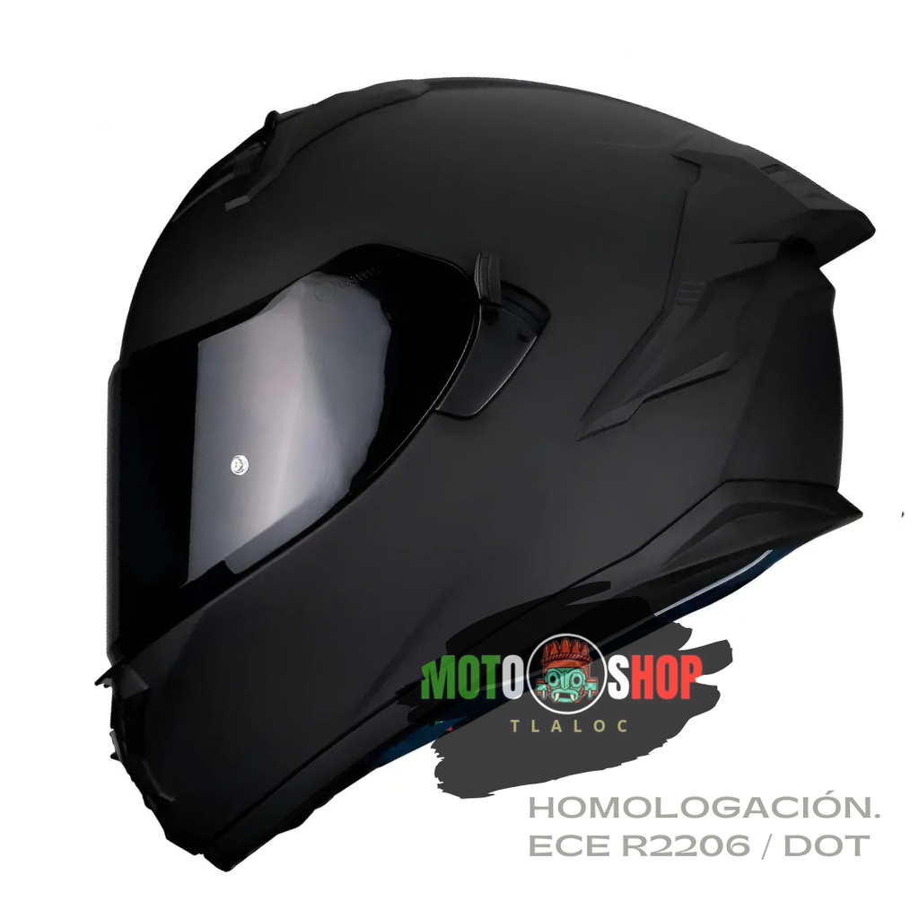 CASCO INTEGRAL HAX OBSIDIAN PRO NEGRO MATE