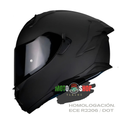 CASCO INTEGRAL HAX OBSIDIAN PRO NEGRO MATE