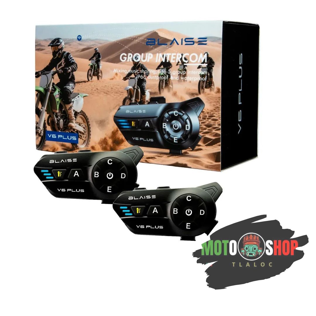 INTERCOMUNICADOR BLAISE HAX HELMETS V6 PLUS DUO