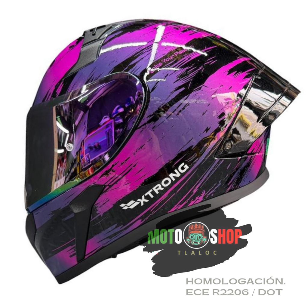 CASCO XTRONG XTR-RANGER MORADO CANDY BRILLOSO