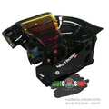 CASCO XTRONG ABATIBLE XTR-GP SKY NEGRO BRILLOSO