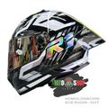 CASCO XTRONG INTEGRAL XTR352 R1 HYPERLAP GRIS / NEGRO BRILLOSO