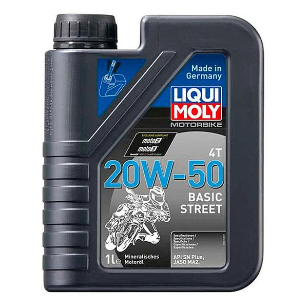 LIQUI MOLY ACEITE 20W50 MINERAL BASIC STREET