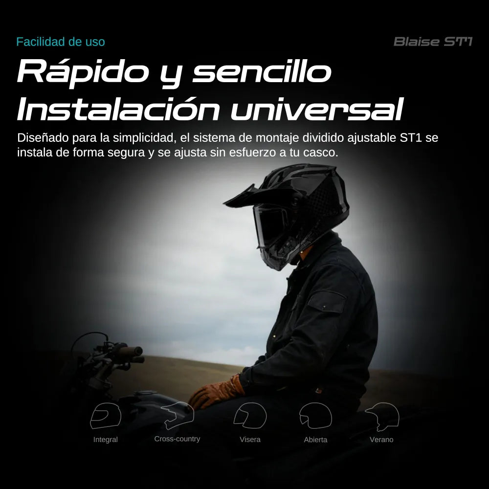 INTERCOMUNICADOR BLAISE HAX HELMENTS ST1 Bluetooth 5.4