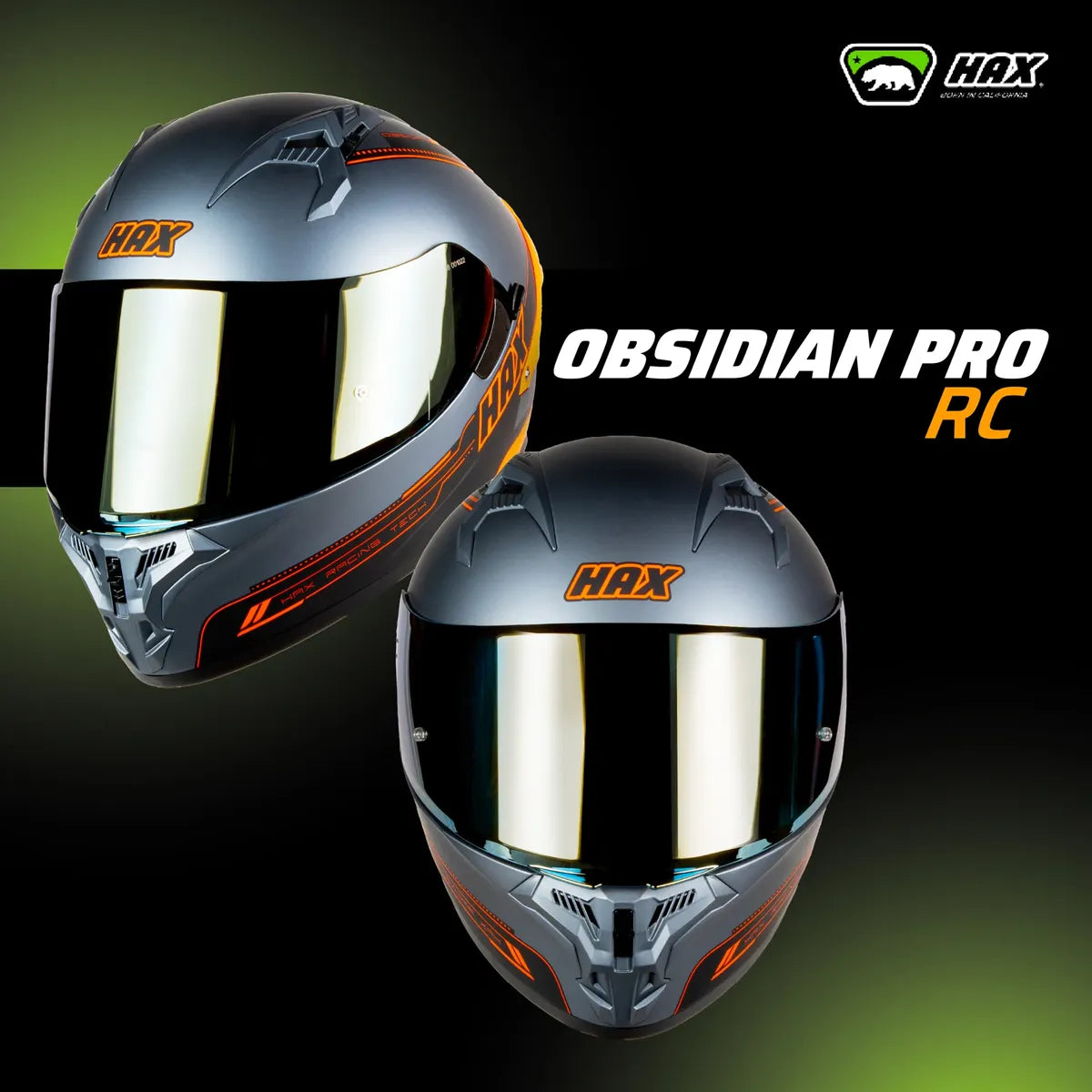 CASCO INTEGRAL HAX OBSIDIAN PRO RC KTM