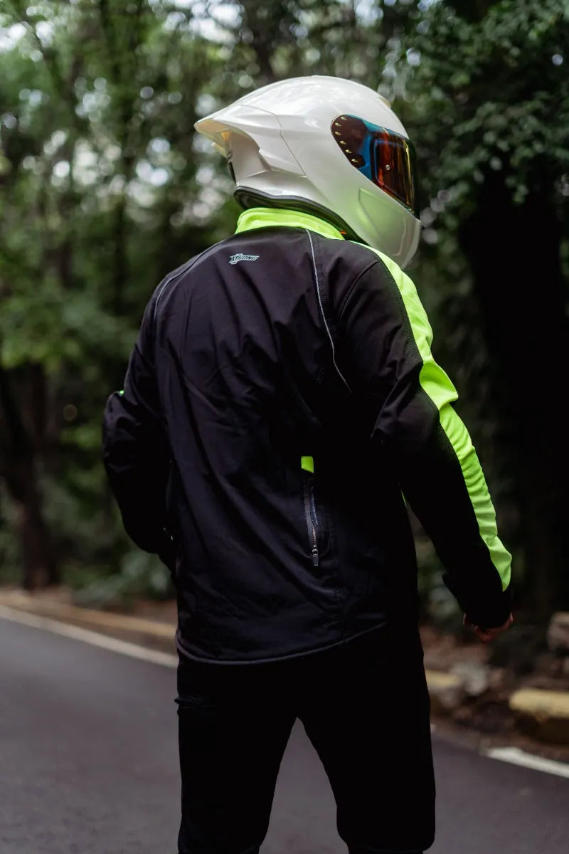 CHAMARRA XTRONG NEGRO NEON