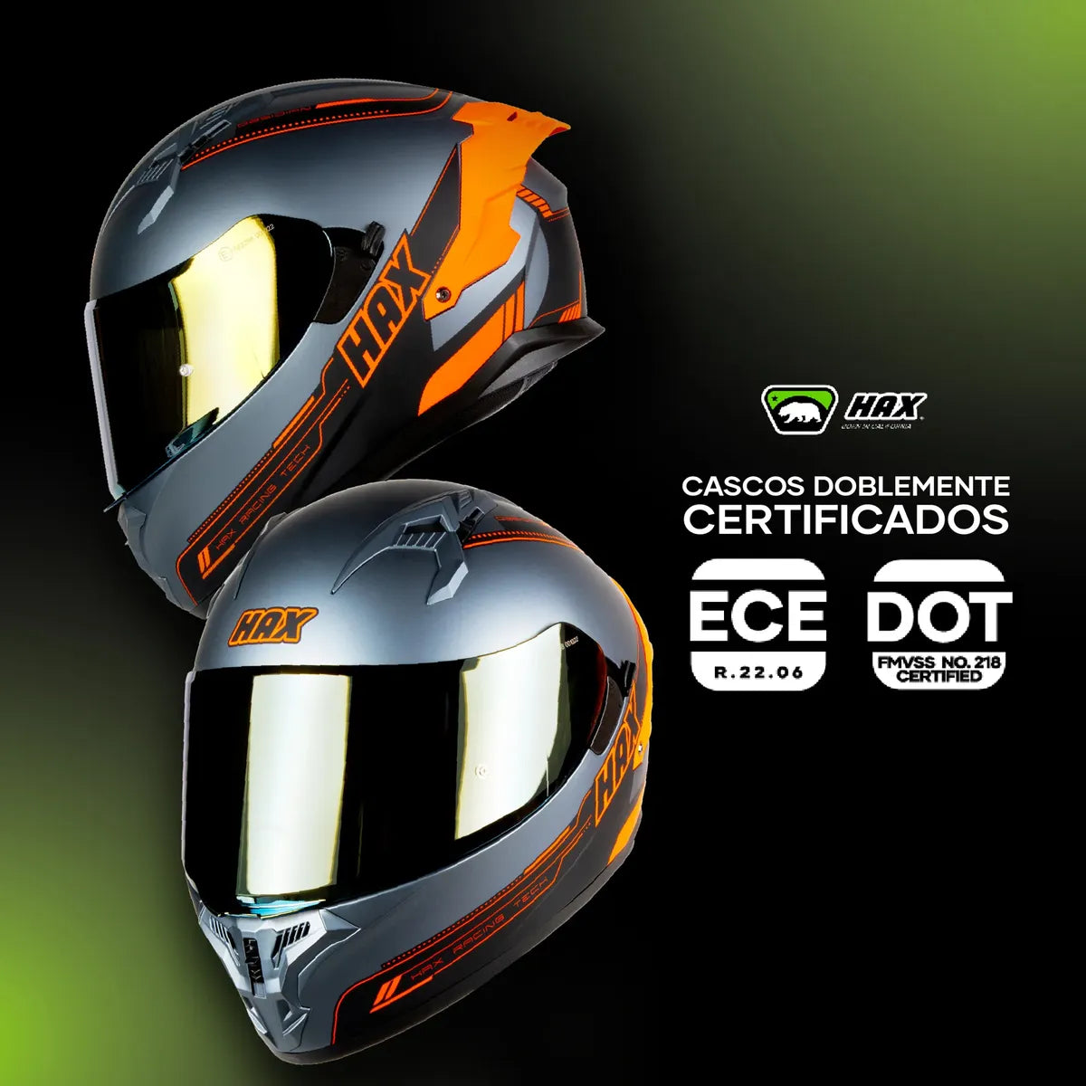 CASCO INTEGRAL HAX OBSIDIAN PRO RC KTM