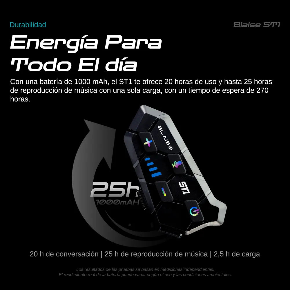 INTERCOMUNICADOR BLAISE HAX HELMENTS ST1 Bluetooth 5.4