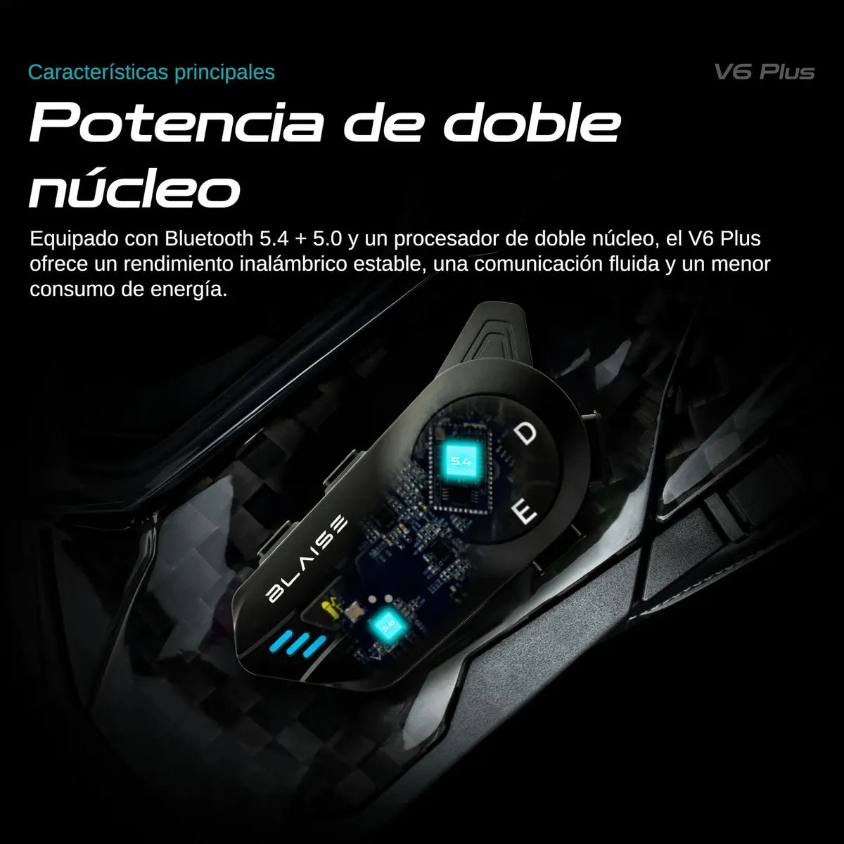 INTERCOMUNICADOR BLAISE HAX HELMETS V6 PLUS DUO