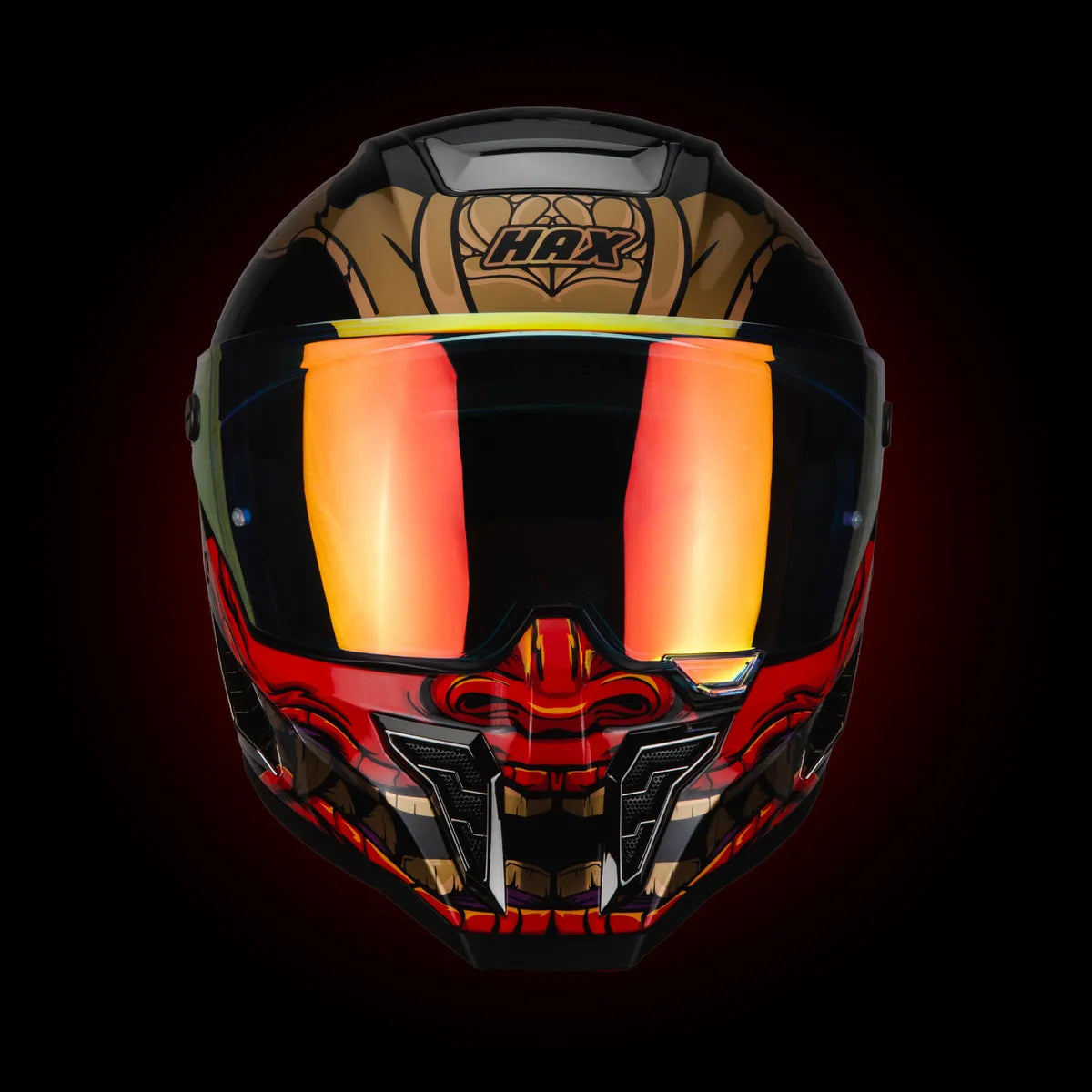 CASCO INTEGRALHAX BLACK PEARL SHOGUN BRILLOSO