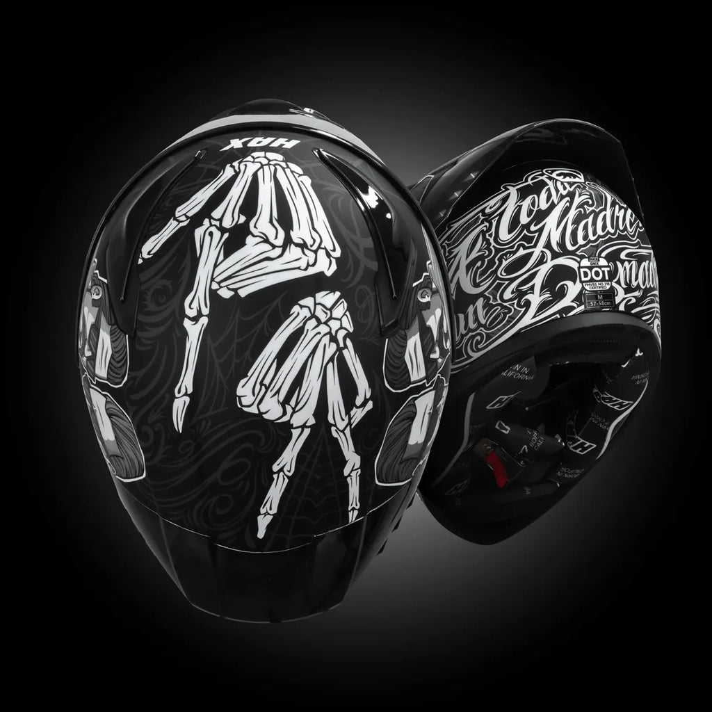 CASCO INTEGRAL HAX VATOS LOCOS MATE