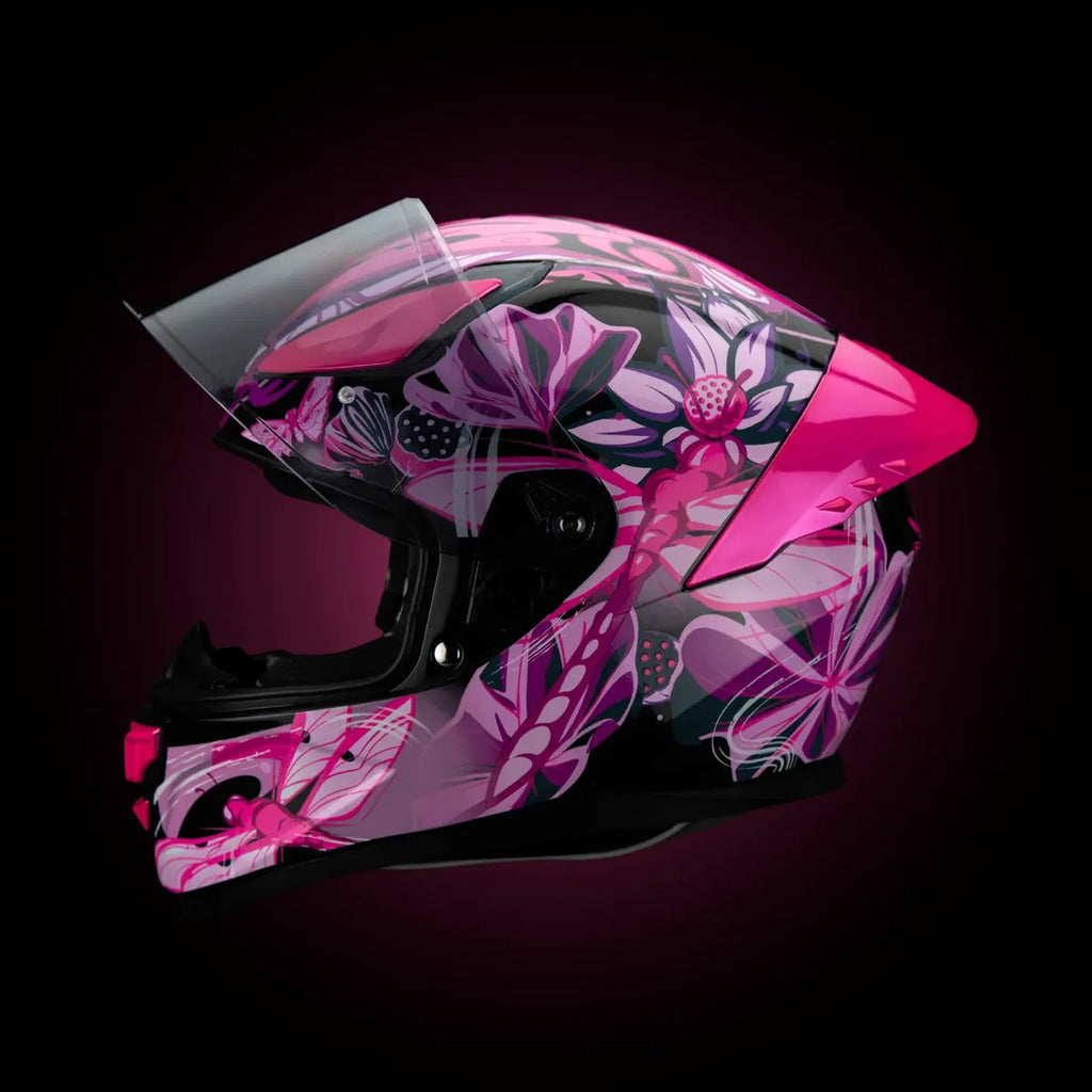CASCO INTEGRAL HAX ONIX DRAGON fly BRILLOSO