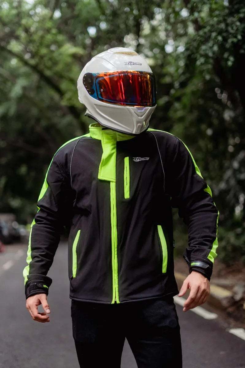 CHAMARRA XTRONG NEGRO NEON