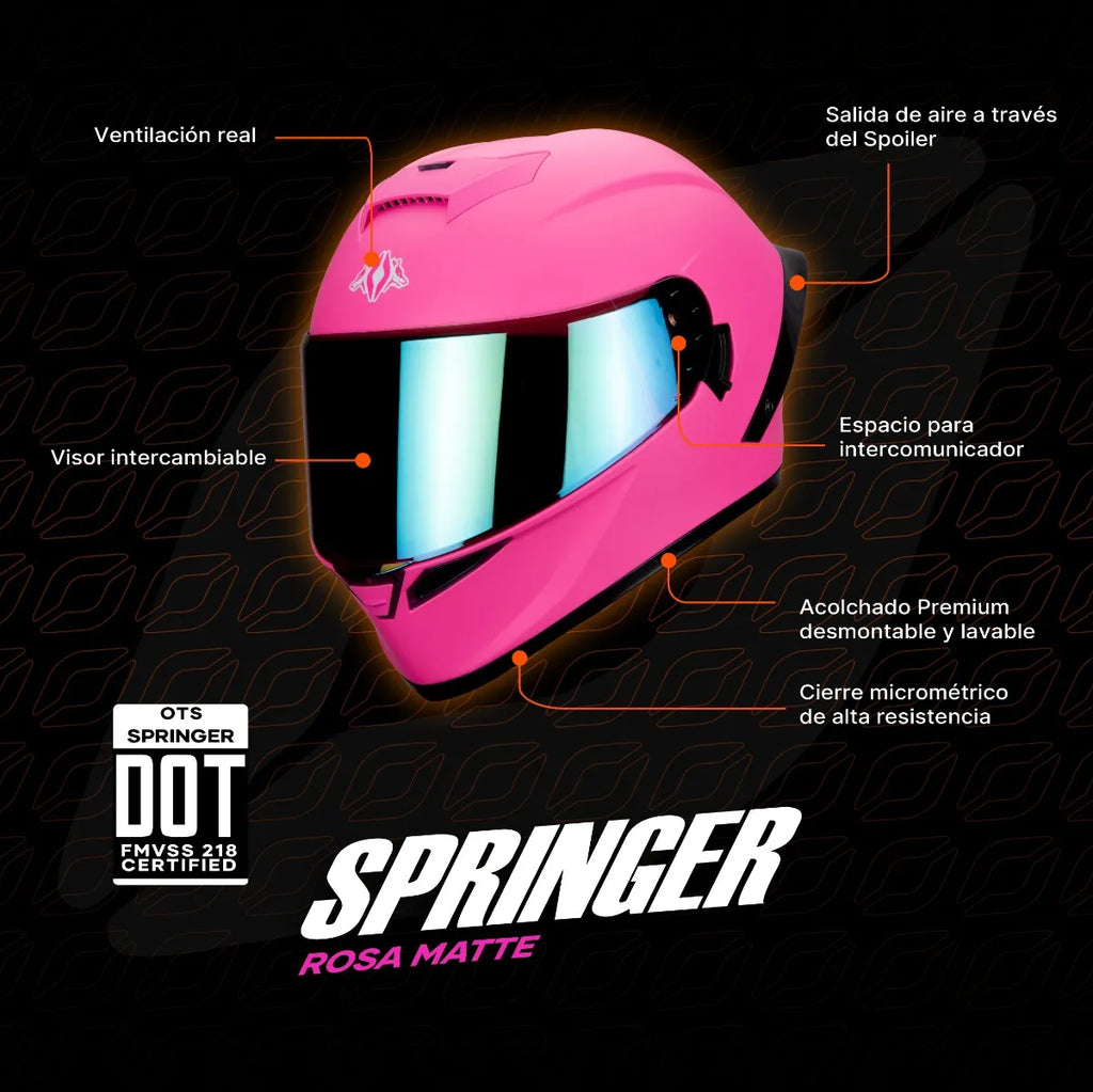 CASCO INTEGRAL HAX OTS SPRINGER SOLID ROSA MATE