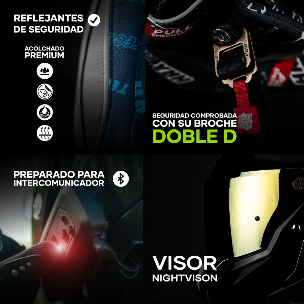 CASCO INTEGRALHAX BLACK PEARL SOLID NEGRO BRILLOSO