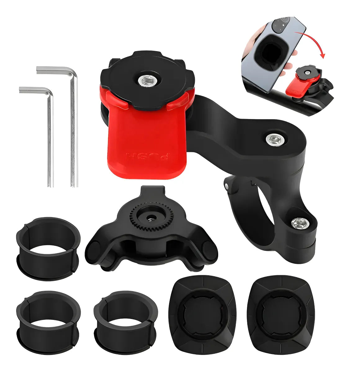SOPORTE DE CELULAR QUAD LOOK 360°