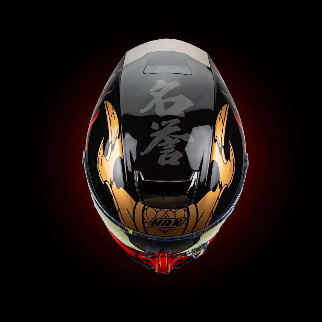 CASCO INTEGRALHAX BLACK PEARL SHOGUN BRILLOSO