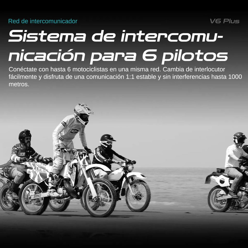 INTERCOMUNICADOR BLAISE HAX HELMETS V6 PLUS DUO