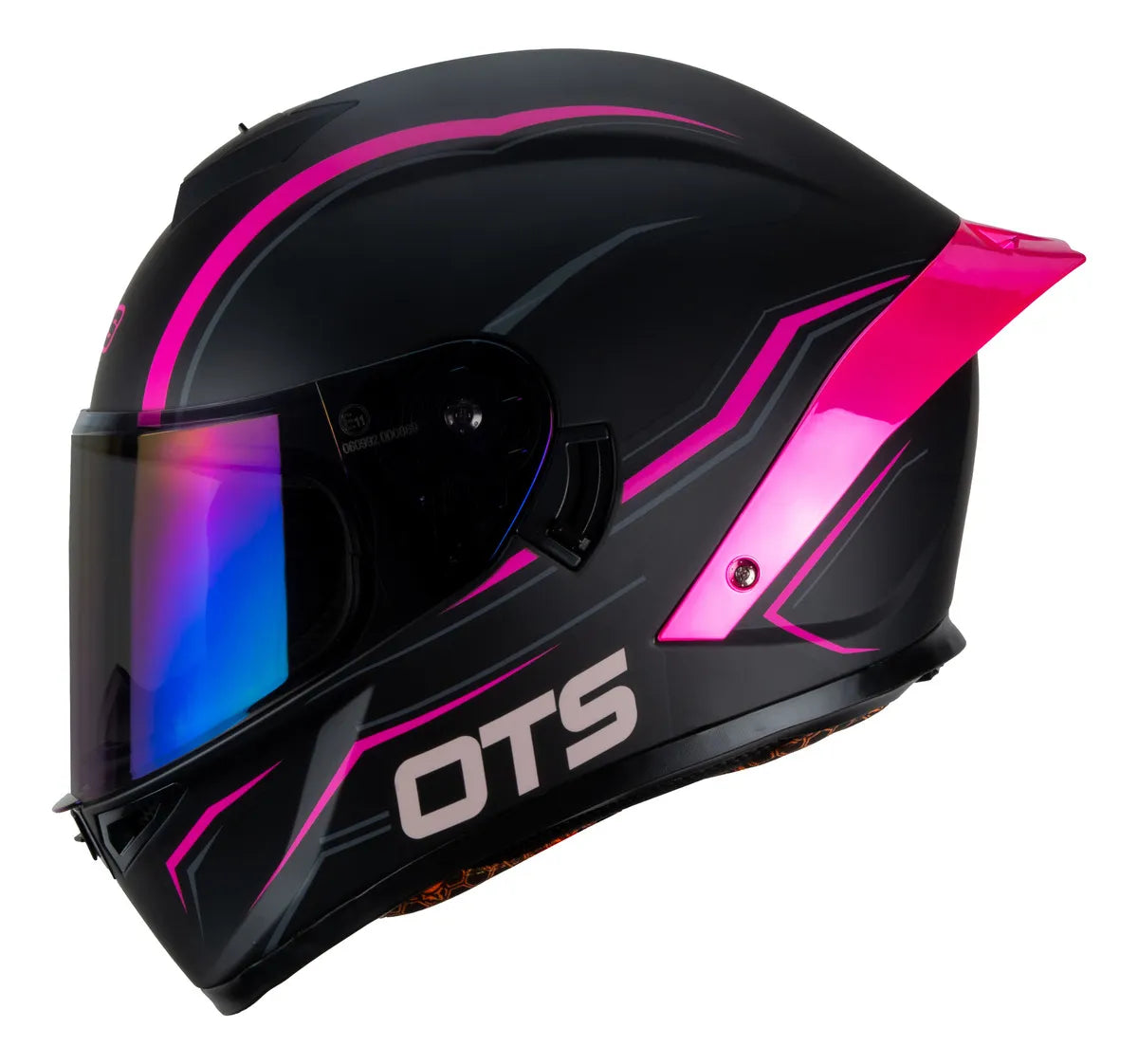 CASCO INTEGRAL HAX OTS SPRINGER NEGRO ROSA MATE