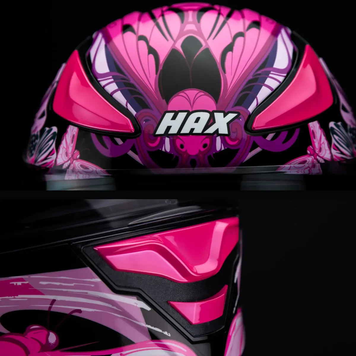 CASCO INTEGRAL HAX ONIX DRAGON fly BRILLOSO
