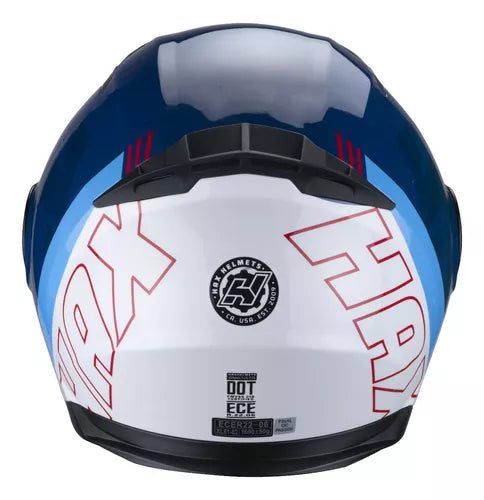 CASCO ABATIBLE HAX AMATISTA WIND BLANCO BRILLOSO