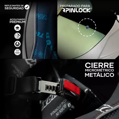 CASCO INTEGRAL HAX ONIX BLANCO SOLID BRILLOSO