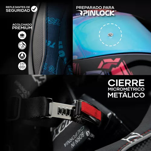 CASCO INTEGRAL HAX ONIX MONSTER VERDE BRILLOSO