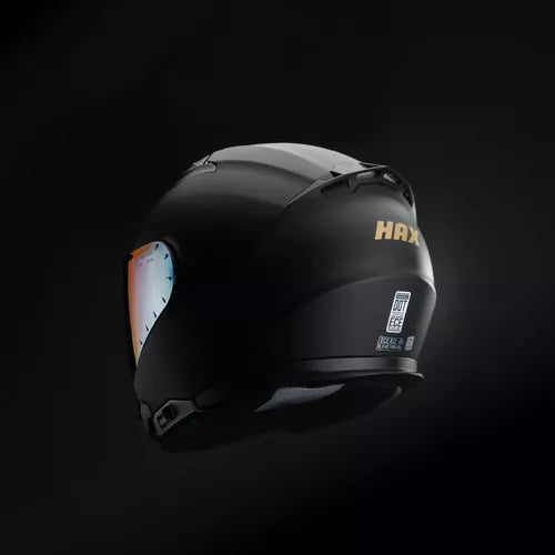 CASCO HAX JET 3/4 EMERALD NEGRO MATE
