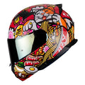 CASCO HAX ABATIBLE AMATISTA MANEKI ROJO