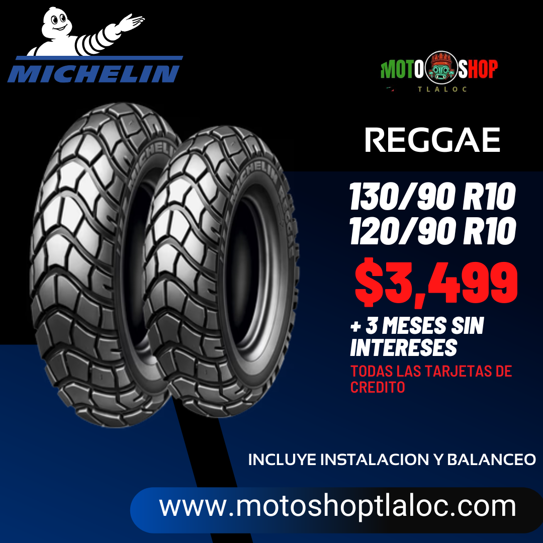 MICHELIN REGGAE 120/90 R10 Y 130/90 R10