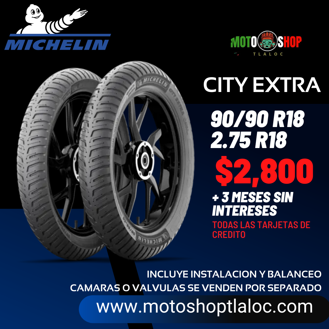 MICHELIN CITY EXTRA 90/90 R18 Y 2.75 R18