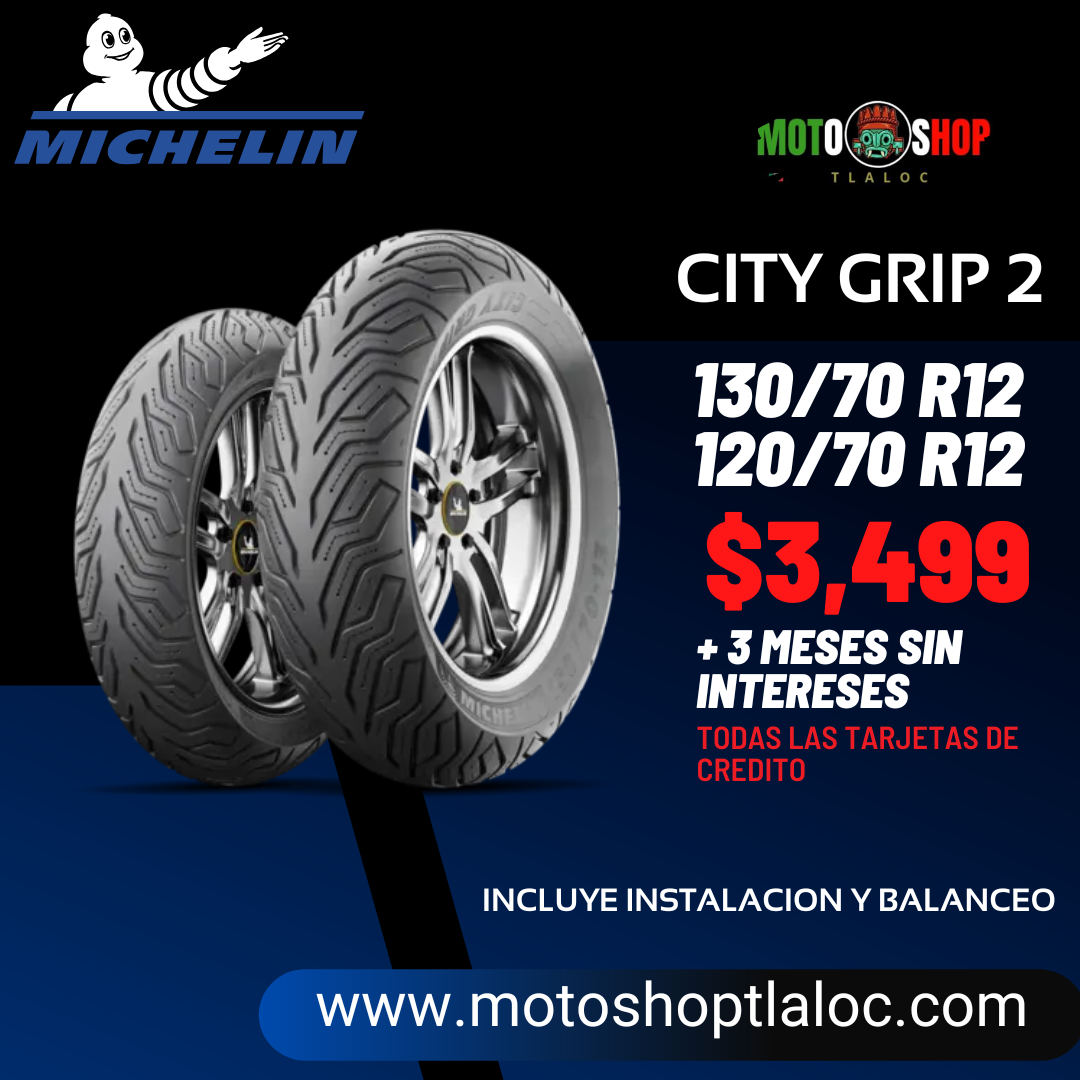 MICHELIN CITY GRIP 2 120/70 R12 Y 130/70 R12