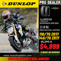 DUNLOP SPORTMAX GPR- 300 140/70 ZR17 Y 110/70 ZR17